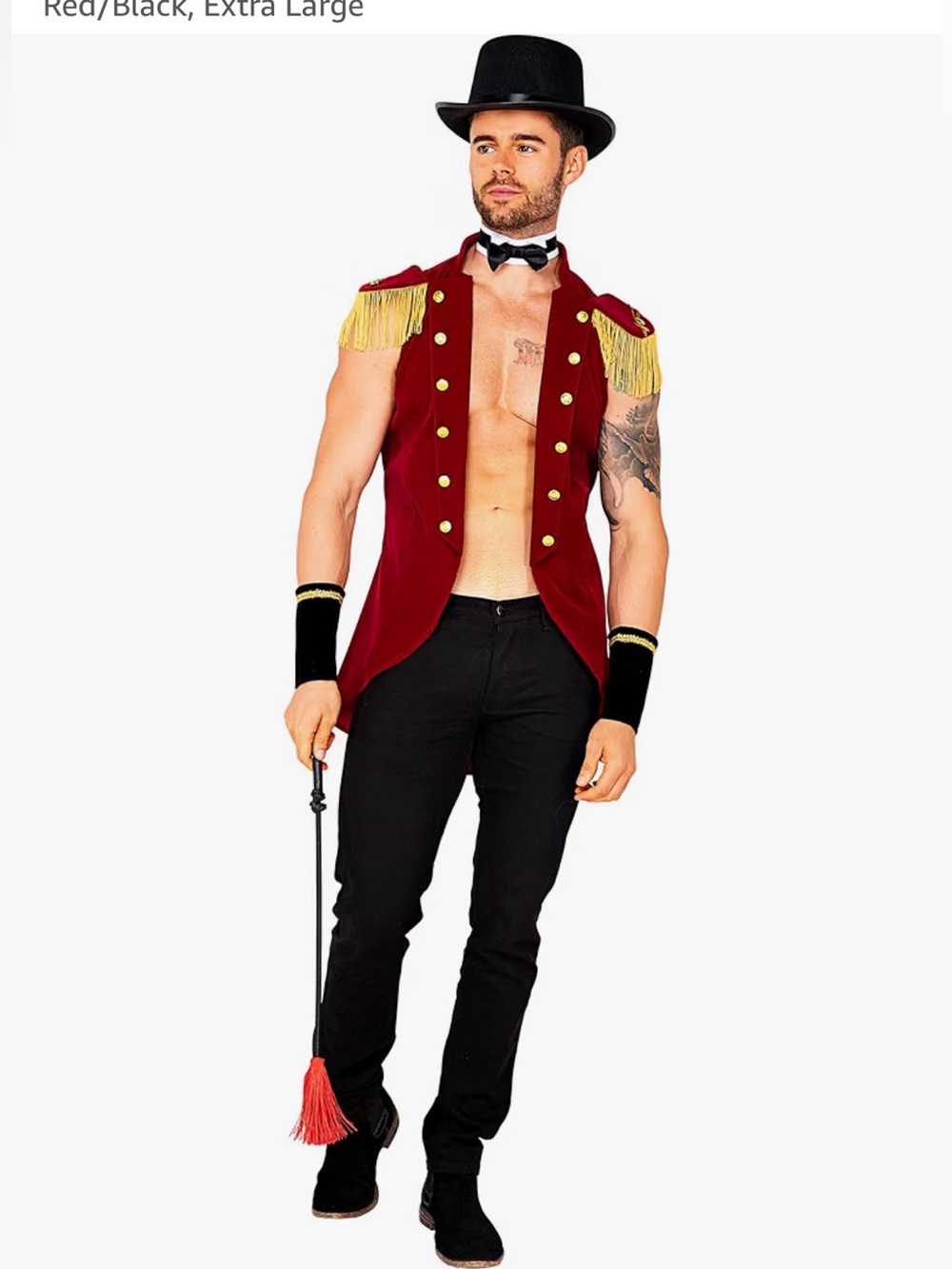 Big Top Master Men’s Costume By Roma - Brand New